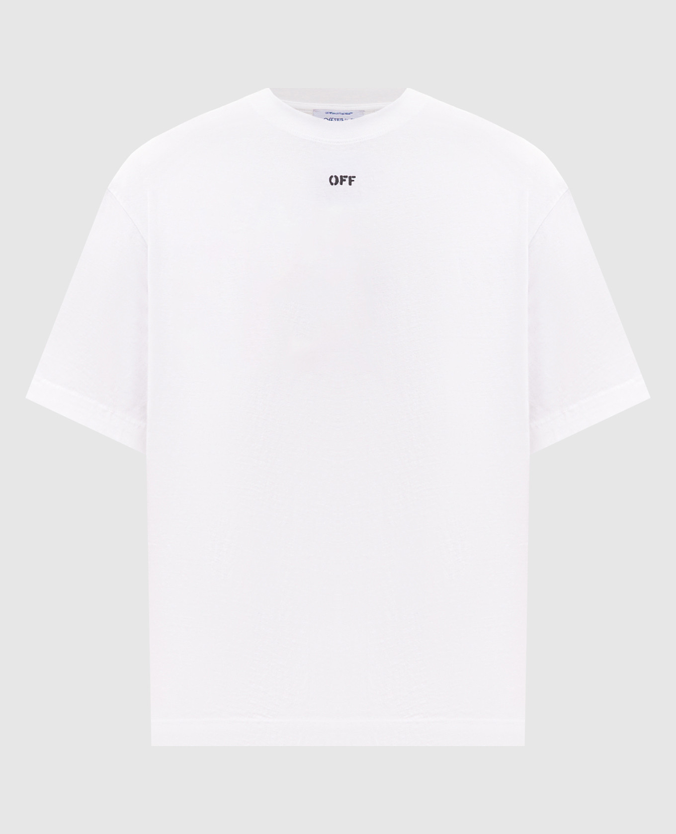 White T-shirt with Paint Arrow logo