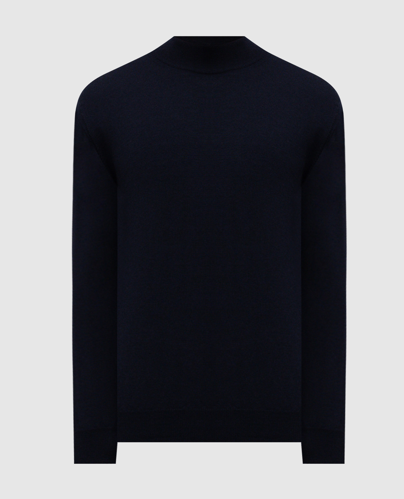 Blue merino wool sweater