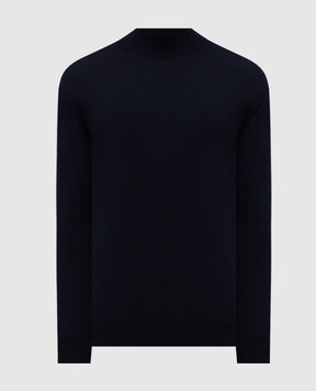 Cashmere&Whiskey Blue merino wool sweater 97397
