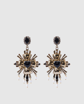 CelesteG Gold earrings with pendants 130