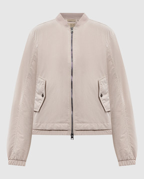 Woolrich Beige Grace bomber jacket CFWWOU2101FRUT5092