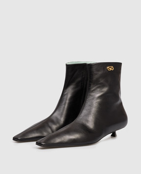 Sergio Rossi Surge black leather ankle boots B13270MCPT04