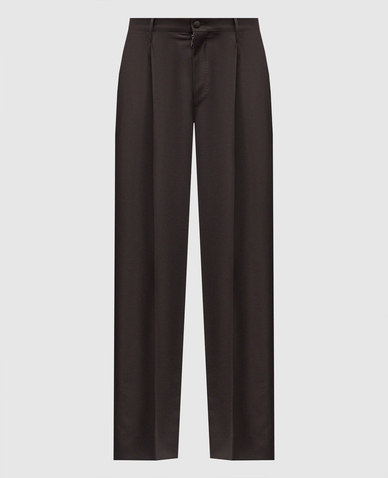 Brown wool pants Dolce&Gabbana