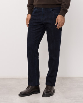 Scissor Scriptor Blue jeans with wool COSTANTINOT4031261