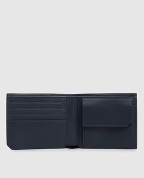 Bottega Veneta Blue Intrecciato Piccolo leather wallet 805654V2BEA