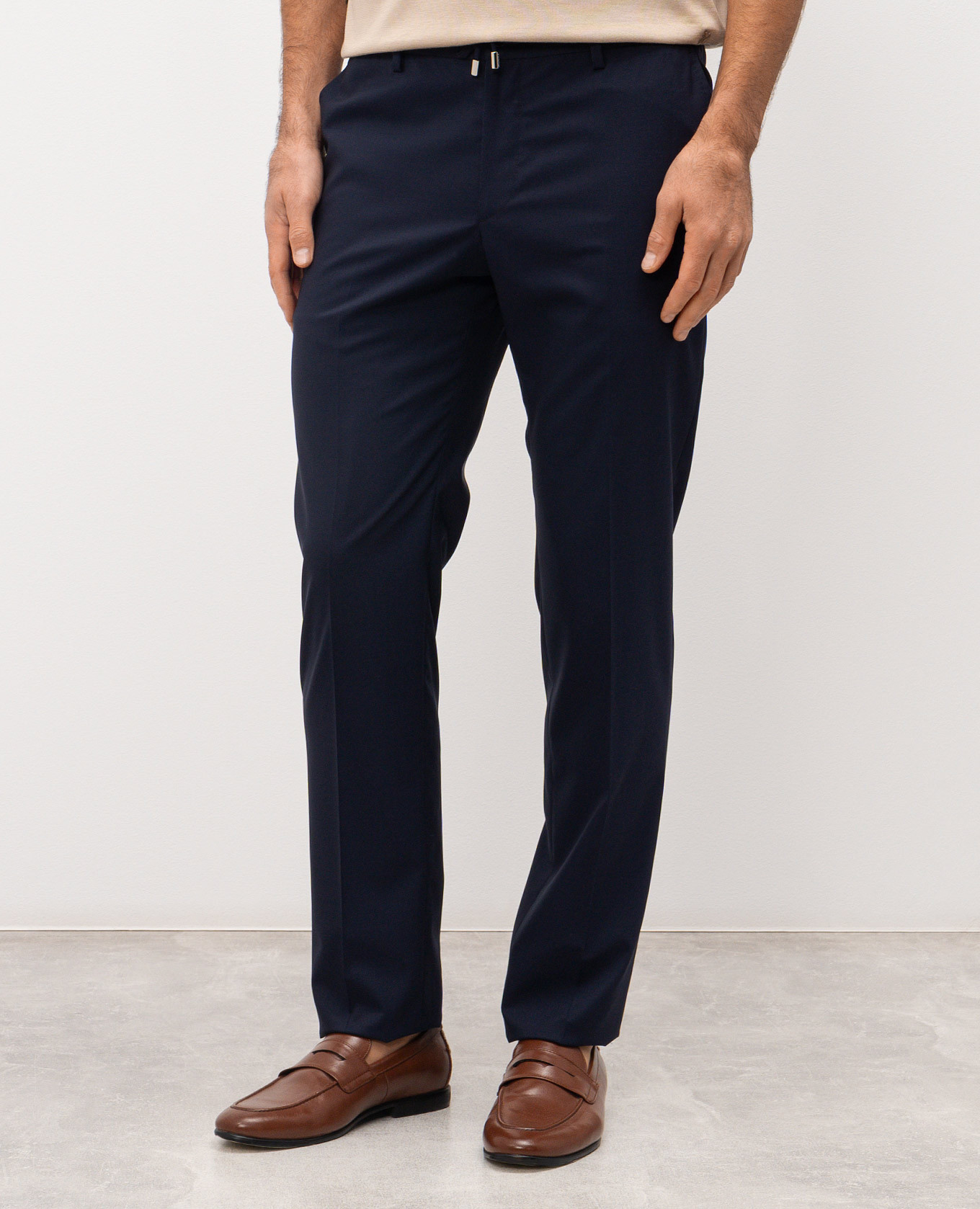 

Blue wool pants Stefano Ricci
