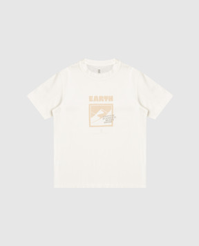 Brunello Cucinelli Children's white T-shirt with print B0B13T189C