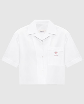 Versace White shirt with embroidery 10256801A13878