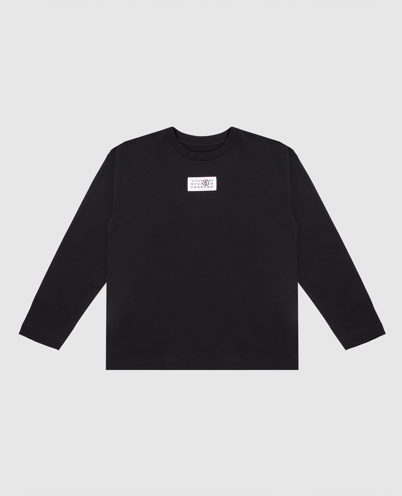 Children's black longsleeve Maison Margiela MM6
