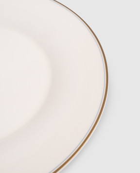 Geminiano Cozzi 1765 White porcelain dinner plate Feston e Cadena TTCMI00289054