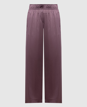 Brunello Cucinelli Purple silk pants M0C59P8942