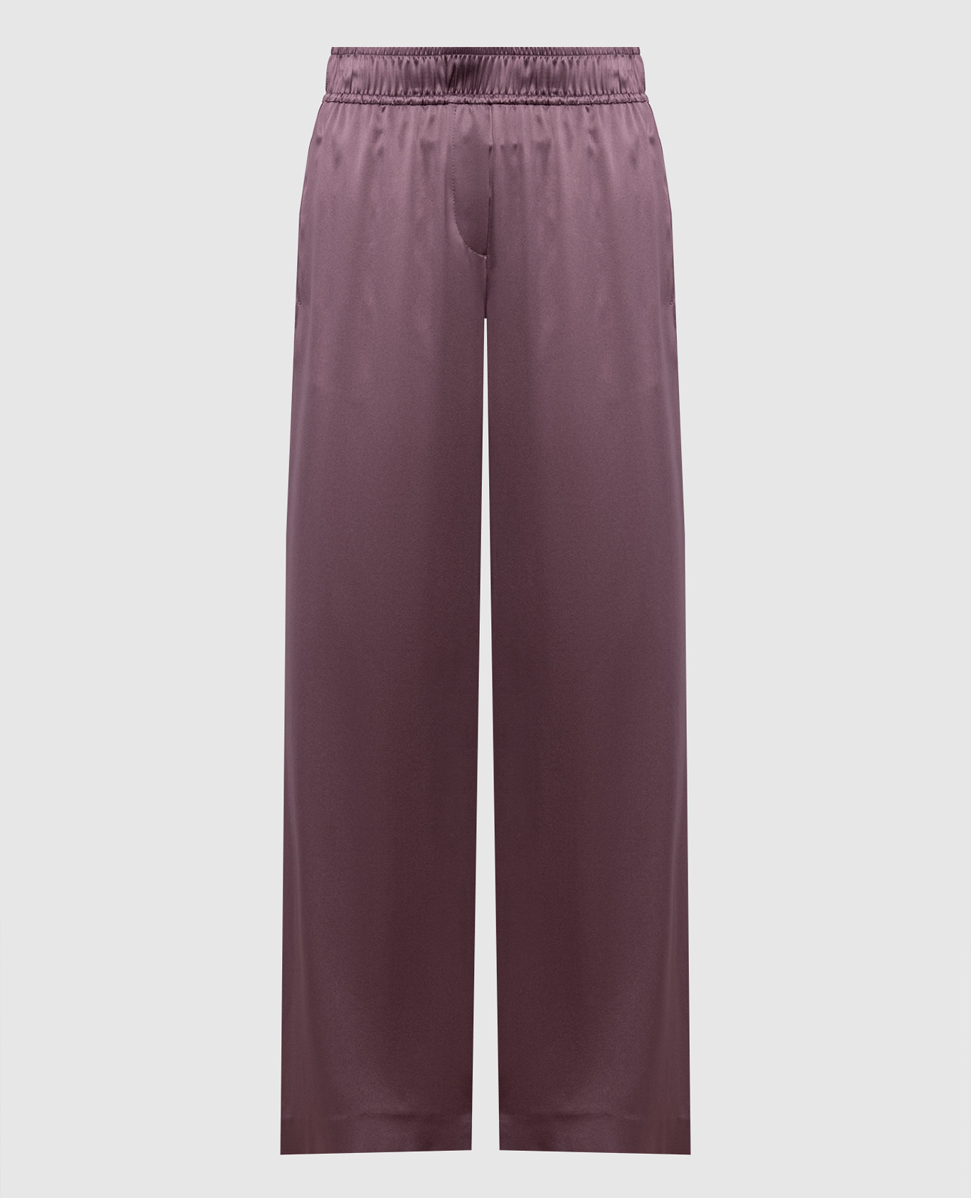 

Purple silk pants Brunello Cucinelli, Violet