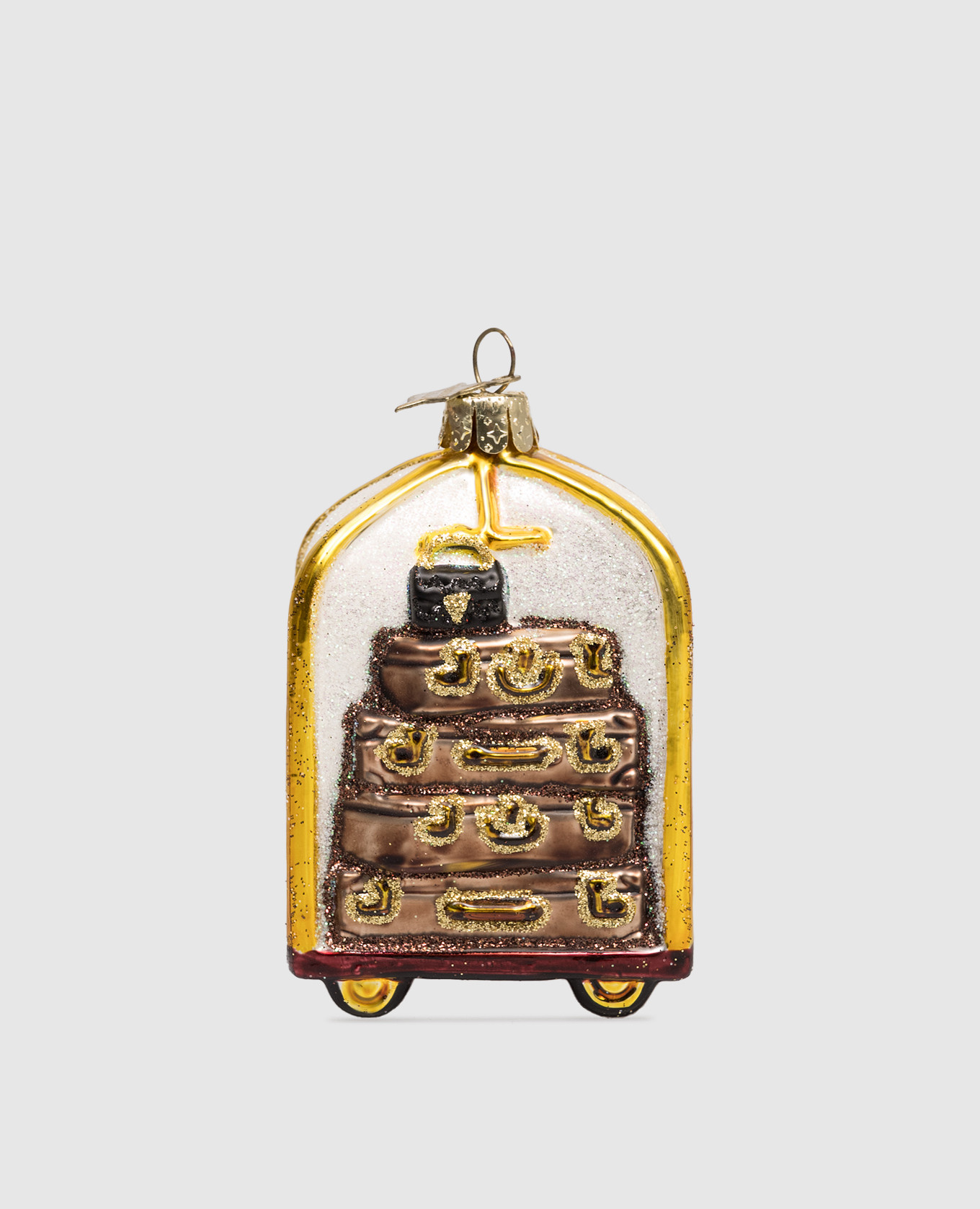 

Christmas tree toy Luggage Cart Vondels, White