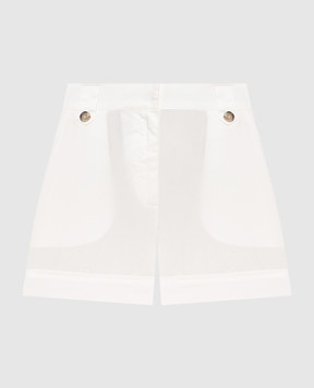 Woolrich Ivory cotton shorts CFWWSH2001FRUT3944