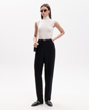 Max Mara Sportmax Ivory ESCHIMO wool top SPXESCHIMO
