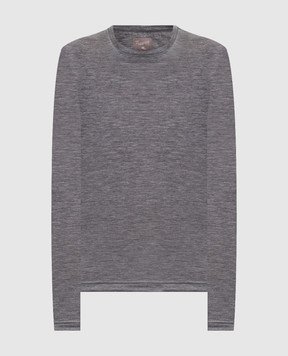 Marco Pescarolo Gray cashmere longsleeve AMATA2D54Y02