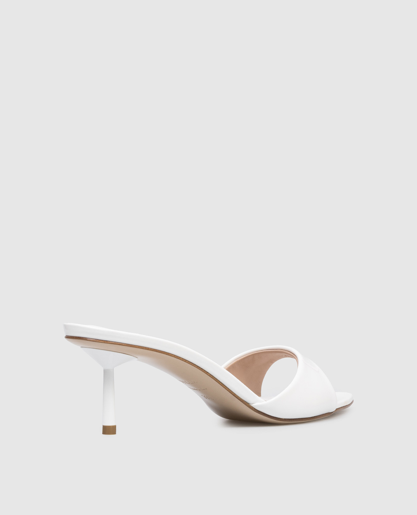 

BELLA white patent mules Le Silla