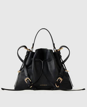 Givenchy Voyou black leather pouch bag BB518PB2AE