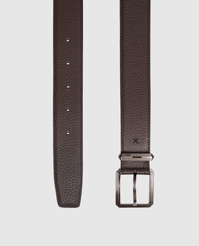 Stefano Ricci Brown leather belt N382VDA588U