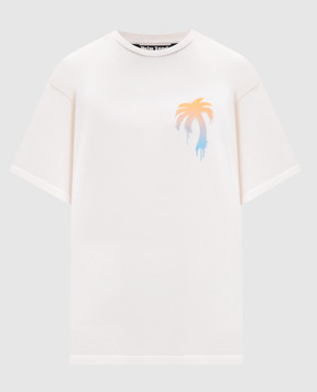 Palm Angels I Love PA T-shirt in ivory PMAA10BS26JER003