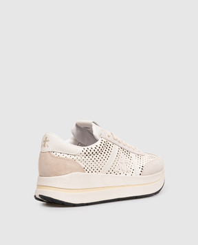 Premiata Bethcoin beige leather sneakers BETHCOIN8171