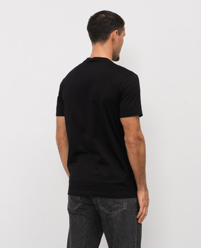 Versace Black T-shirt with Medusa emblem 10084811A08489