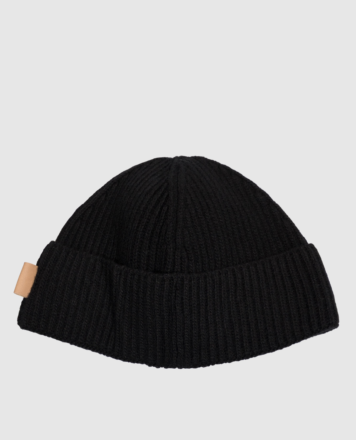 Black wool beanie hat Ami Paris 3