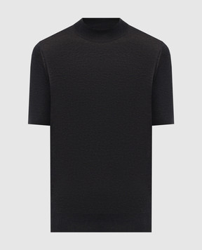 Brunello Cucinelli Gray T-shirt with silk MNB805404