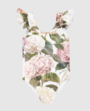 Dolce&Gabbana Children's printed swimsuit L5J869ON0CB26