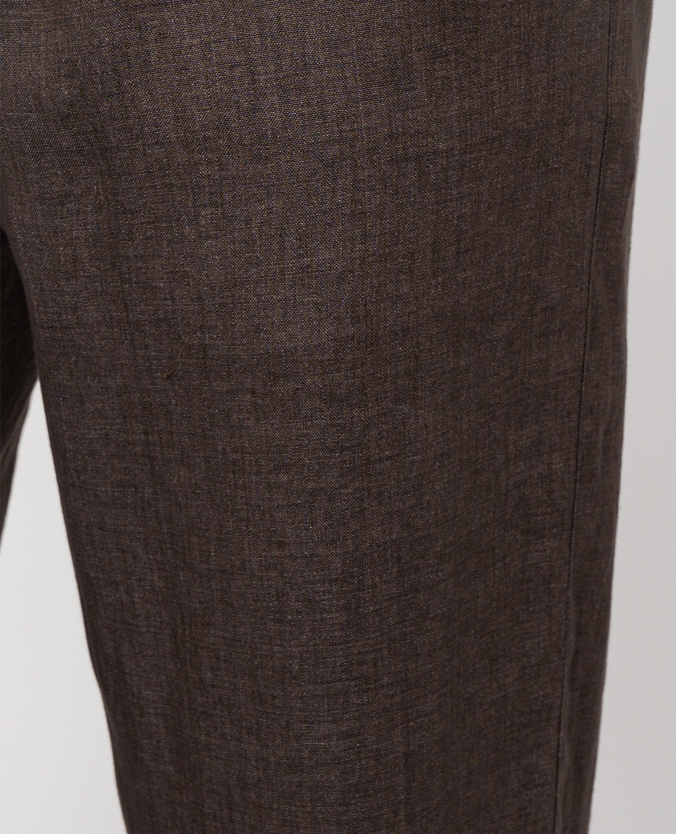 

Brown linen pants Canali