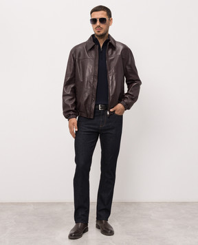 Canali Blue wool jumper MK01149C0015