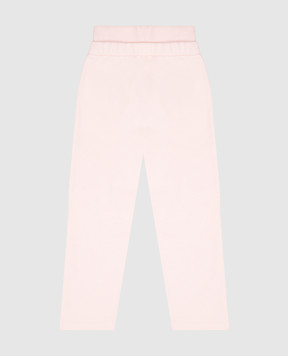 Balmain Children's pink sweatpants BZ6A30Z3183610