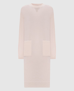 Peserico Pink dress made of wool, silk and cashmere S92214F129018C