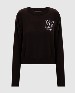 AMIRI Brown wool sweater AWKNCW1030