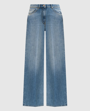 Peserico Blue jeans with a worn effect A04114L89Q04946