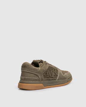 AMIRI CLASSIC LOW leather sneakers in khaki AMSNSN1092