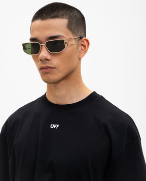 Off-White Allen gold sunglasses OW1027765560