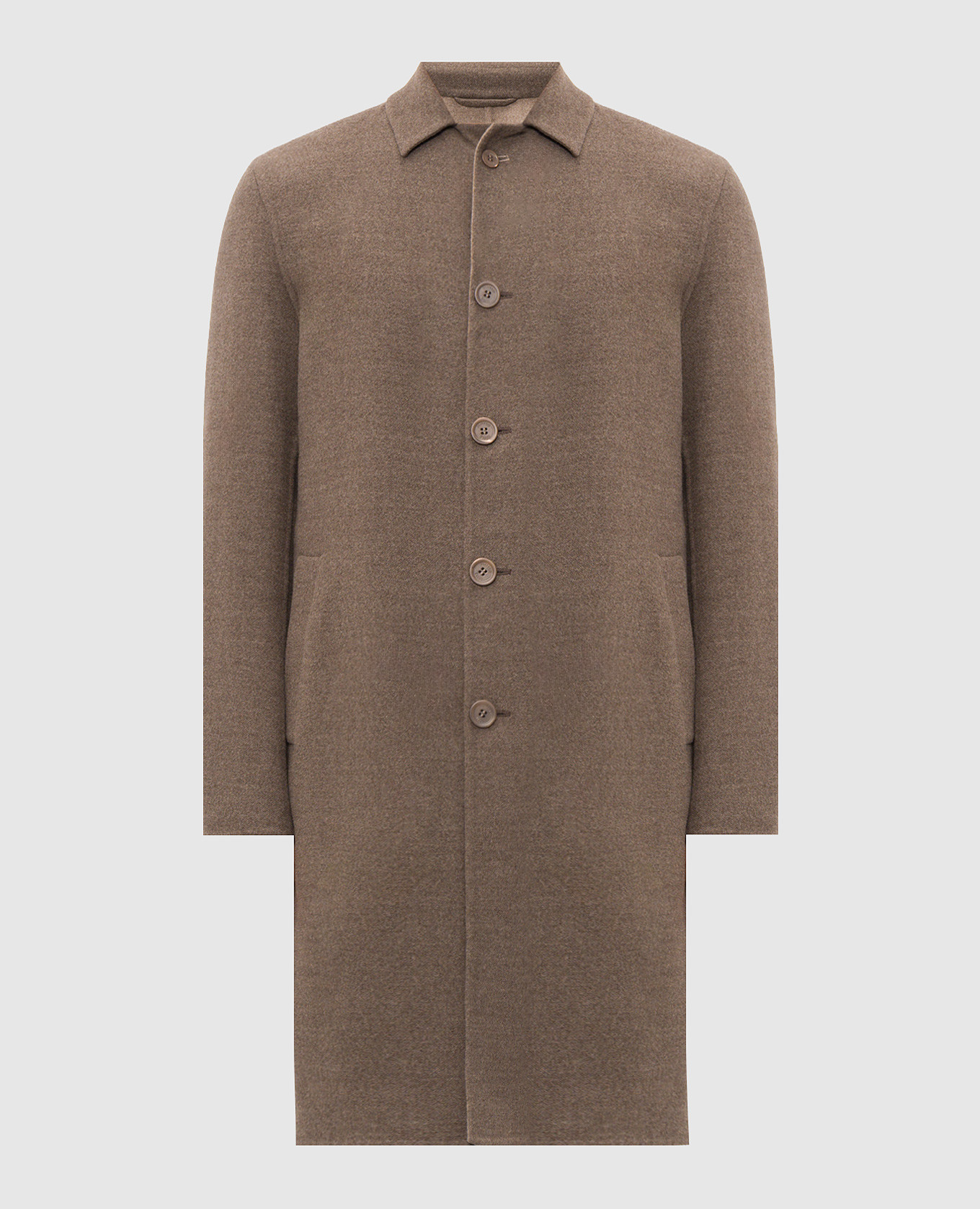 Brown wool coat