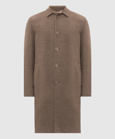 Brown wool coat