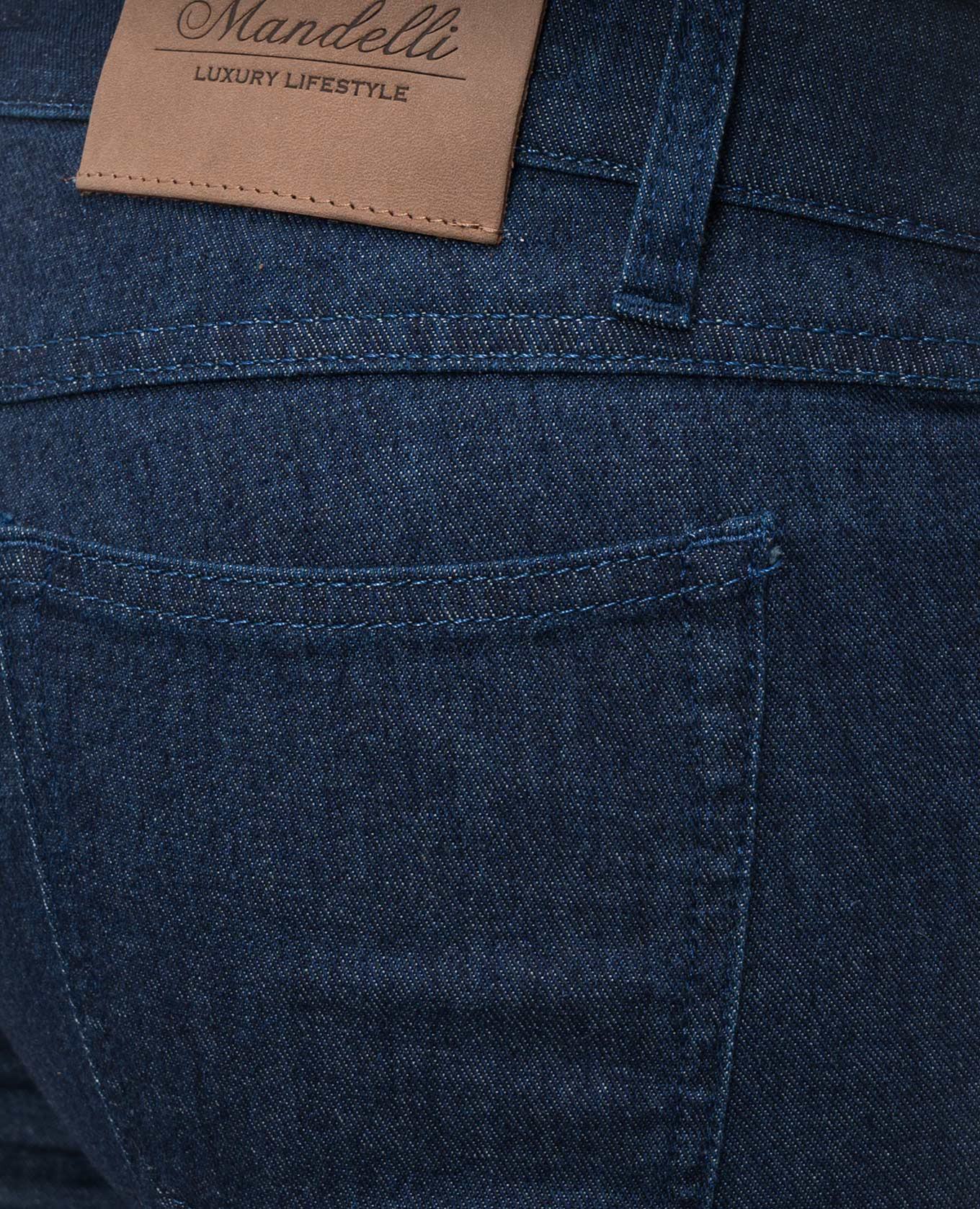 

Blue slim jeans with patch Enrico Mandelli