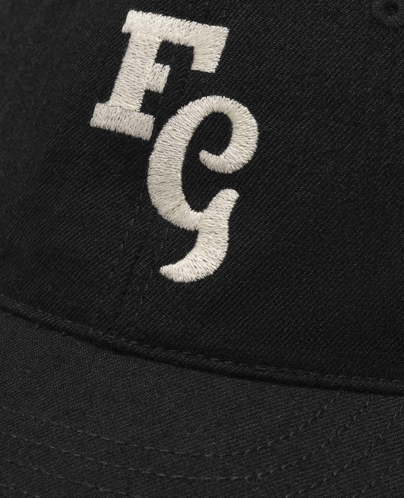 

Black cap with embroidered monogram logo Fear of God