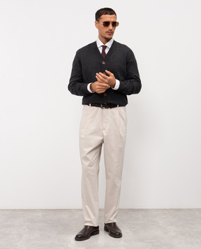 Brunello Cucinelli Beige cotton pants ME265S2450