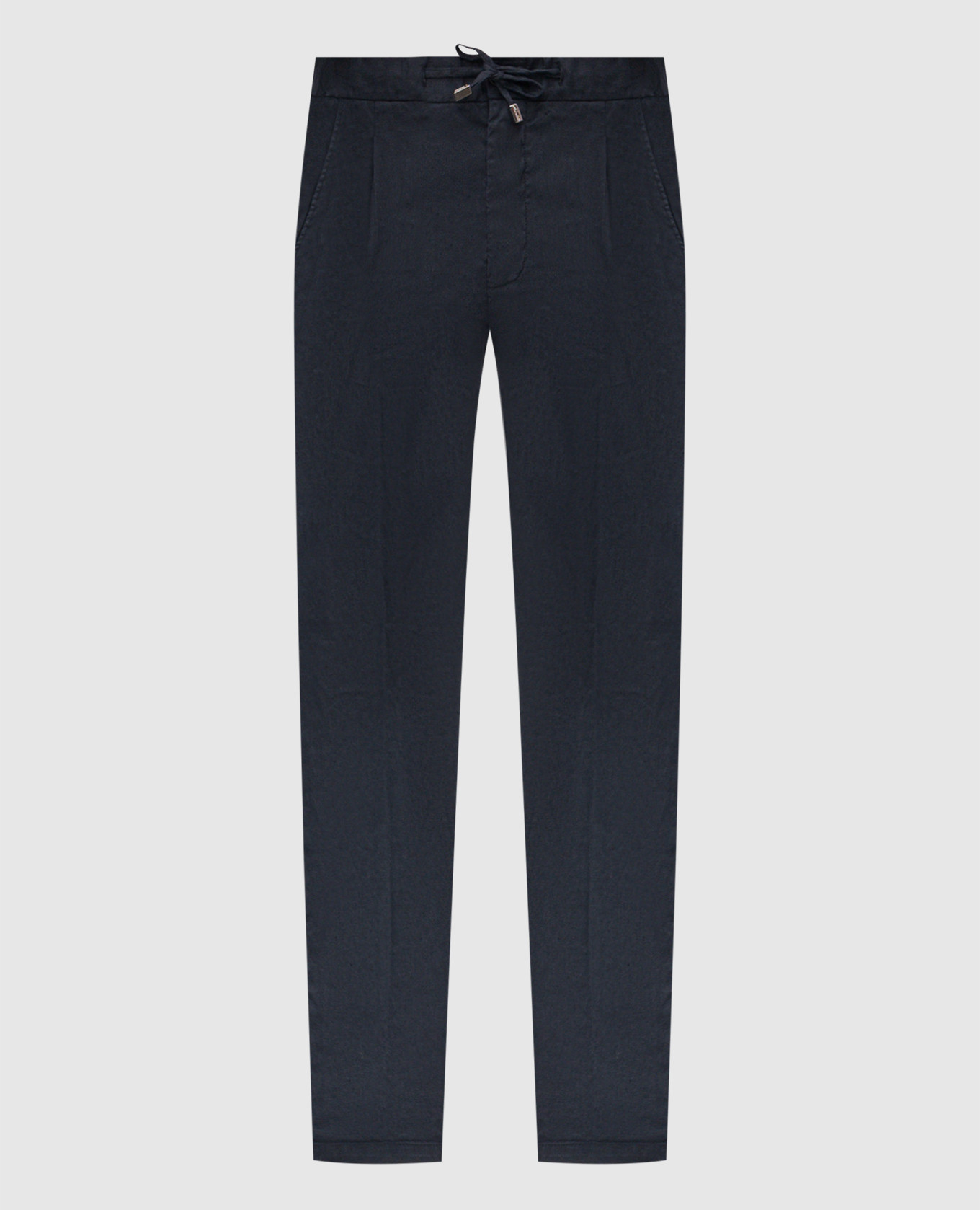 Blue linen pants