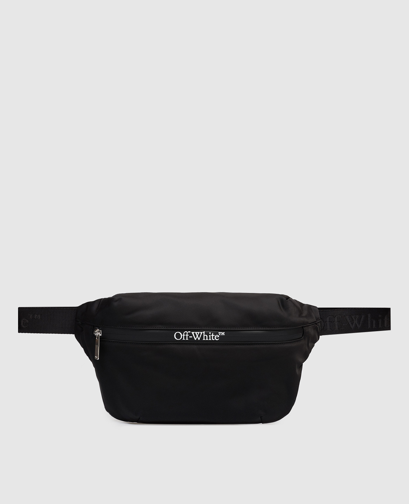 

Black belt bag with logo print Off-White