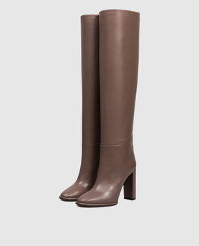 Le Silla Beige leather ankle boots ELSA 7060C100RBPPGLO