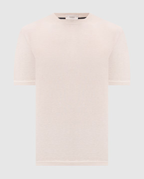 Agnona Beige silk t-shirt KT11U150Q1812
