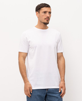 Cashmere&Whiskey White T-shirt with logo print TSHIRT
