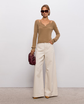 Ermanno Scervino Brown cashmere jumper D495M309JBV
