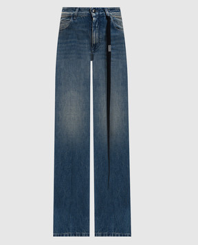 Ann Demeulemeester Vive blue distressed jeans B0013781FA720