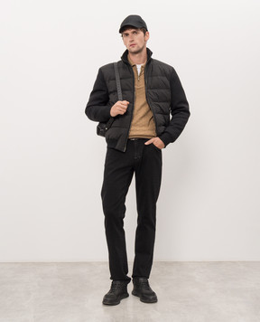 Castangia dal 1850 Black down jacket HPMOD11I26